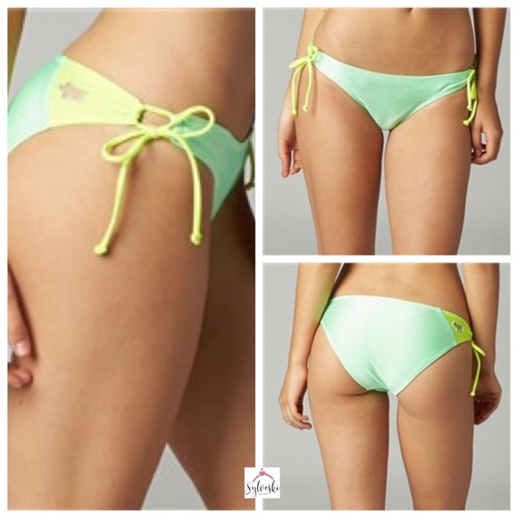 Fox Other - 🔥FOX RACING WOMENS SKINZ KEYHOLE SIDE TIE BIKINI